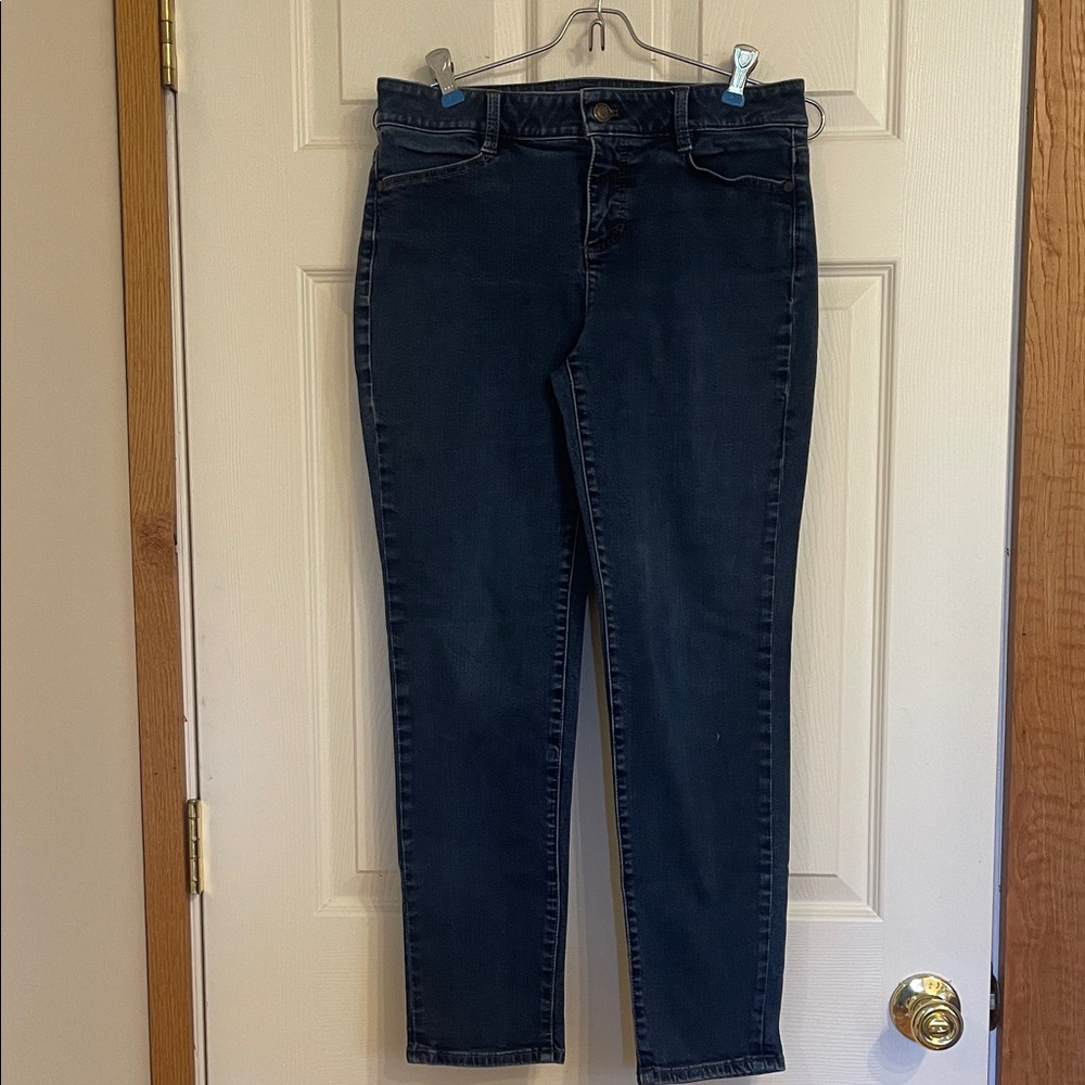 Talbots size 8 Petite Signature Jeans - Dark Blue Wash